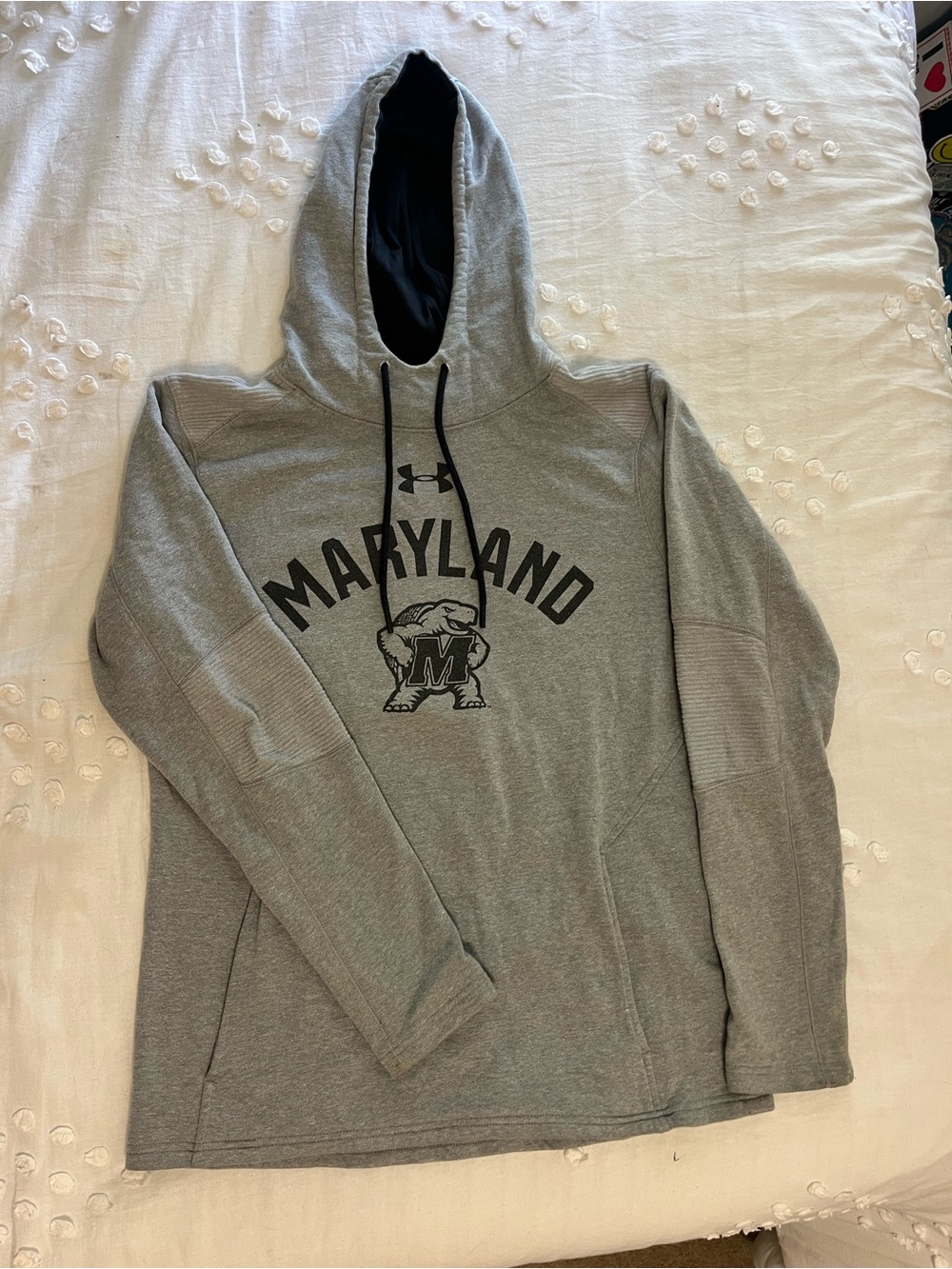 Under Armour Men’s Gray Maryland Zip-Up Hoodie